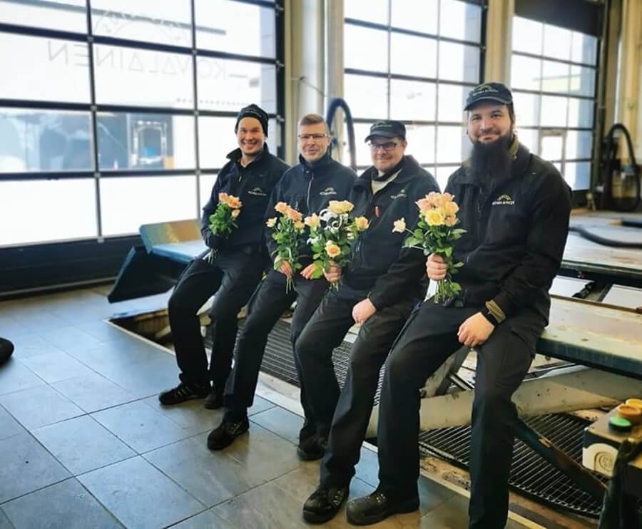 työntekijät